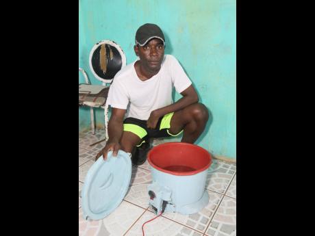 Amoy Johnson of York Town, Clarendon is seeking help to launch his invention.