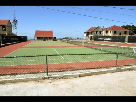 The lawn tennis court at Munro College in Malvern, St Elizabeth, has been refurbished.