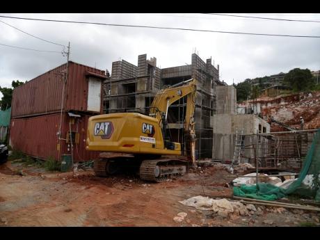 Construction was halted on this $450-million housing development at Chancery Close in Chancery Hall, St Andrew, in August. Earlier this month, the court gave the developers clearance to resume work on the project.