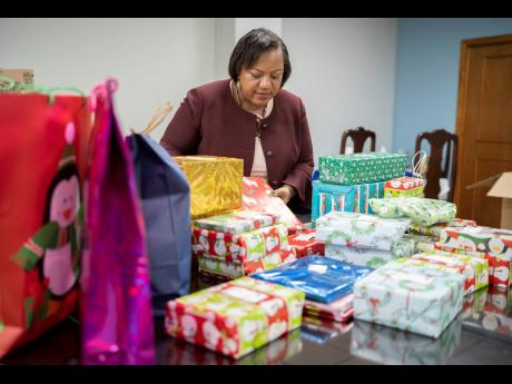 Rosalee Gage-Grey is happy to spread the Christmas joy to children in state care.
