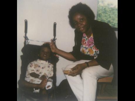 Patricia White and her son, Bradley, who died in 2001 at four years old.