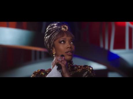 Naomi Ackie plays the incomparable Whitney Houston.