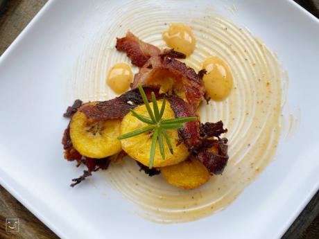 You have not lived until you have tried this bacon-wrapped plantain from Blue Ridge Cafe.