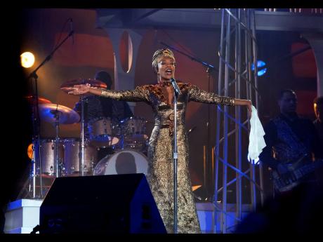 Naomi Ackie in Tristar’s ‘Whitney Houston: I Wanna Dance with Somebody’.