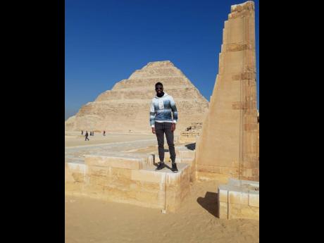 Standing among the pyramids in Egypt was a dream come true.