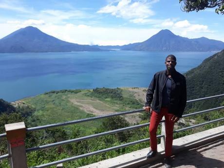 Guatemala was one of his favourite countries to explore. He was able to see the volcanos and lakes. 