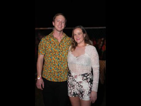 Jared England (left) and Sara Morrow travelled from Oregon to Jamaica for Intimate. 