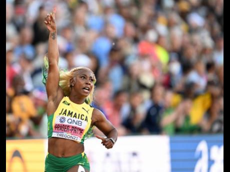 Shelly-Ann Fraser-Pryce won an unprecedented and possibly unmatched fifth World Athletics Championships gold medal in 2022 – 13 years after winning the first one in 2009 and at age 35. 