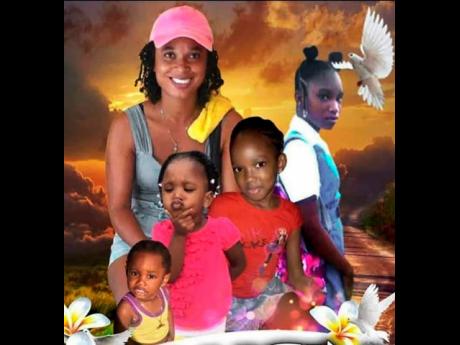 Kemesha Wright, 31, and her four children – Kimanda Smith, 15; Shara-Lee Smith, 11; Rafaella Smith, five; and 23-month-old Keshawn Henry.