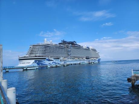 The ‘Norwegian Prima’ cruise ship docked at the Ocho Rios Cruise Terminal in St Ann during its inaugural call to Jamaica on December 20, 2022.
