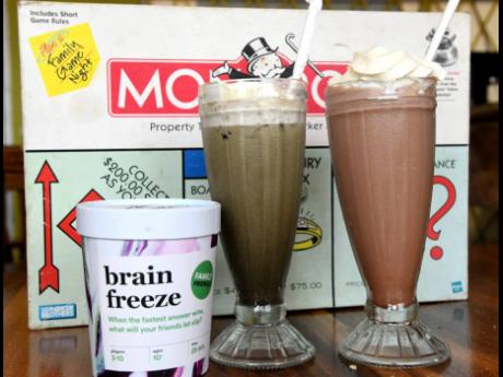 Try not to get ‘Brain Freeze’ when sipping on your ice-cold frappés. 