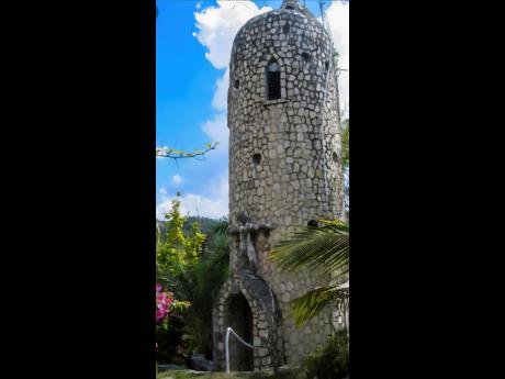 The imposing stone observatory tower is part of the bold, daring architecture.