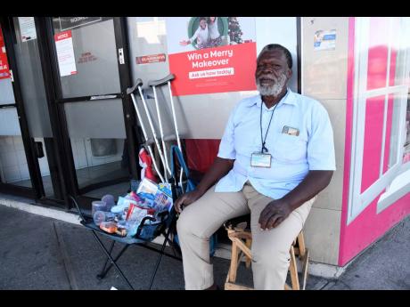 Seventy-two-year-old Mecheck Willis lost his home and business during the FINSAC era and is now forced to peddle wares on the street to survive. 