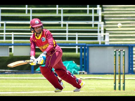 Shemaine Campbelle ... made 47 for Windies Women. 