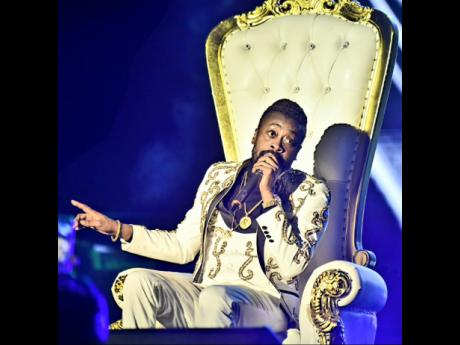  As a precaution, Moses Davis, more popularly known as Beenie Man, who has been nursing an ankle injury since November of last year, called for his chair, which was fit for royalty, noting that his doctor warned him not to stand on his feet for too long. 