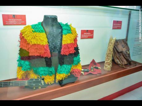 Artefacts in the Peter Tosh Museum