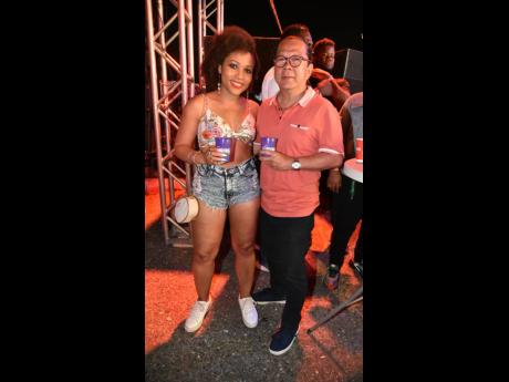 You rarely see one without the other, and Yard Mas launch was no different for Roshani Howard (left), attorney-at-law, and Ribbie Chung, entertainment industry stalwart. 