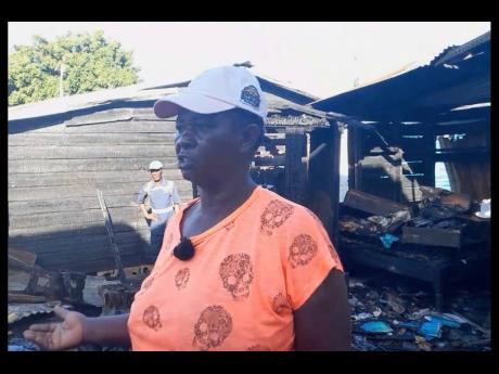 Though devastated at the loss of her property, Pauline McKay is grateful that no lives were lost in the fire.