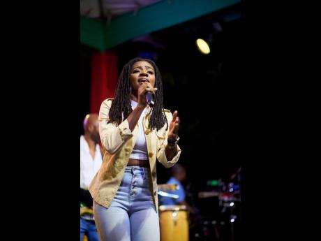 The crowd showed Shanice Sewell love as she performed at Reggae Wednesdays.