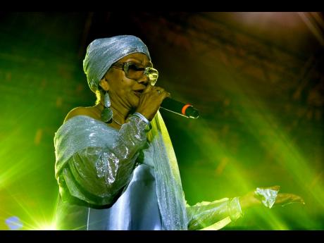 Queen of Reggae Marcia Griffiths. 