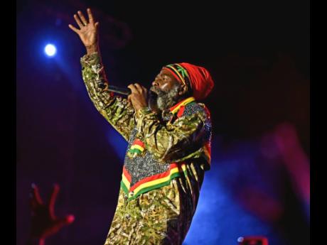 Capleton the Fireman totally engaged the crowd during his energetic, hit-filled performance.