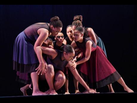 An all-female cast of the NDTC performers in ‘Unbroken’, choreographed by Renee McDonald.