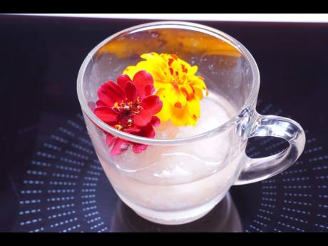 The elegant rose champagne granita, with its sorbet-like texture, was refreshing from start to finish. 