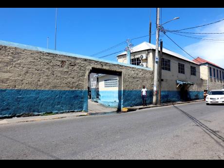 The Barnett Street police lock-up in St James.