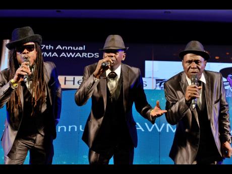 Veteran reggae group the Heptones performing during the 37th IRAWMA Awards at The Pegasus hotel in New Kingston..