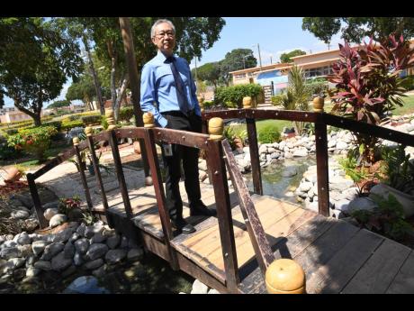 Left: Reflecting on his 32 years spent so far in Jamaica, Dr Myo Kyaw Oo told The Gleaner that one of his most memorable moments was seeing the Oo Park therapeutic facility at Bellevue Hospital named in his honour and opened in 2022.