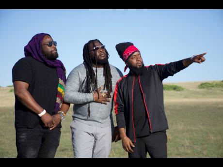 From left: Gramps, Mojo and Peetah Morgan, three members of the sibling group, Morgan Heritage. They recently released the song ‘Just a Number’.
