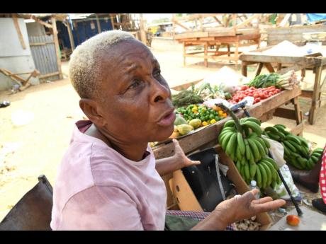 Herma Thomas says that she has been refusing to buy certain crops from farmers for resale in the Coronation Market because the level of profit one would make in the downtown area is no longer worth the load.