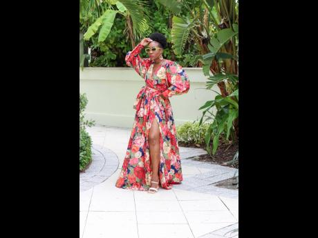 Whether it’s a ‘staycation’, vacation, ‘baecation’, dinner date or brunch, Spence explains that you can’t go wrong in this floral skirt set from By The Cabana.