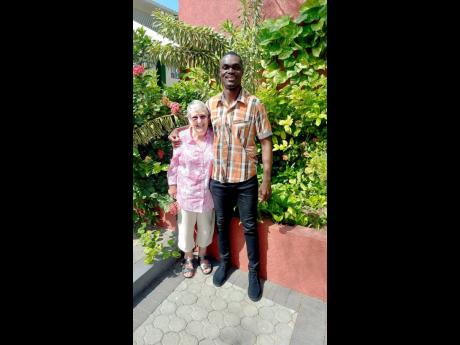 On her recent trip back to Jamaica, Sister Goretti catches up with one of her past students, Jermaine Mitchell. 