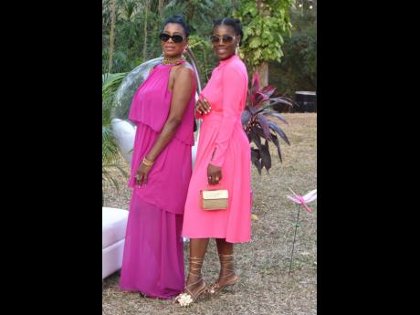 The always stylish mother and daughter duo of Shawn Dixon (left), director, Kloset Essence, and Shannon Dixon, business development officer, Tortuga Caribbean Rum Cakes. 