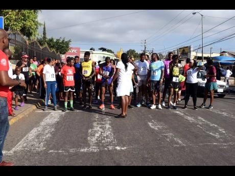 Participants during a previous  staging of the Mandeville Police Youth Club 5K Run in Mandeville.
