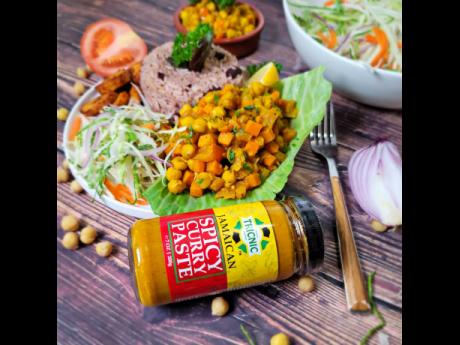 Are you a vegetarian? Chef Stennett’s Spicy Curry Paste ‘Got Da Flava’ for you with this curried chick peas offering.