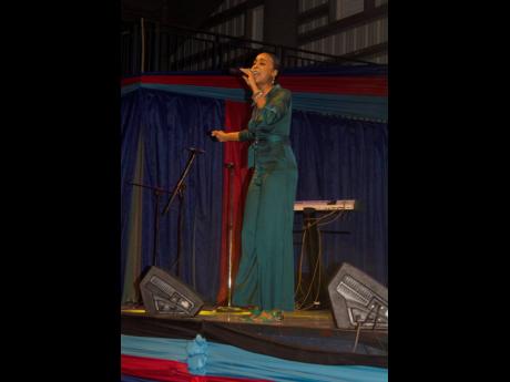 Alaine finds the strength to perform her tribute. 