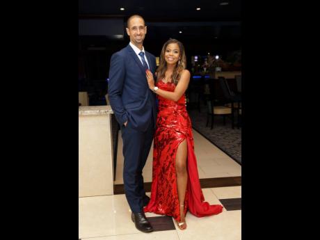 A special Something Extra congratulations is in order for newly engaged couple Jeffrey Azan, business consultant and transformational speaker, who told us his suit was from Max Brown, and his fiancée, Sagicor Life financial adviser Nneka Alveranga, who op