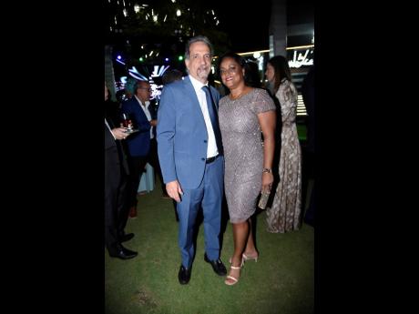 Hawkeye Chairman Derrick Mahfood and his lovely wife Sandra Mahfood (nee Foster) former Miss Jamaica World and Miss Jamaica Universe were in attendance.