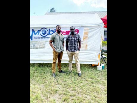 
Dr Collins is joined by his colleague from Trinidad, Dr Edmond Iles. Together, they provide medical check and minor procedures for community members in and around Kingston at a low cost.