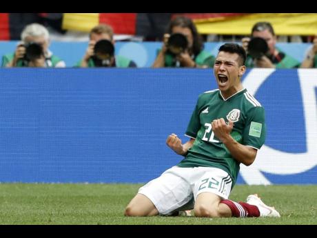 Mexico's Hirving Lozano helped his side equalise in an ongoing Concacaf Nations League football match against Jamaica at the Estadio Azteca in Mexico City this evening.