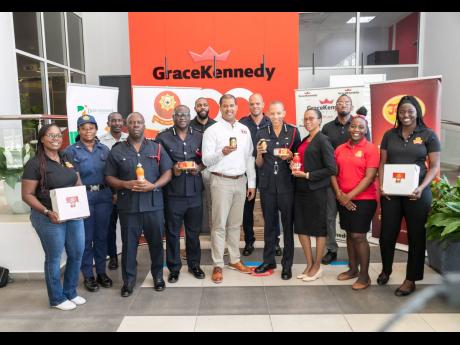 Grace Foods, a subsidiary of the GraceKennedy Group, on Monday, March 27, made a sizable donation of products to the Jamaica Fire Brigade as a show of support and gratitude to the men and women of the service for their hard work and dedication. Frank James