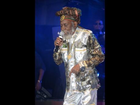 Bunny Wailer performing at the Caribbean Love Now Benefit Concert in 2017. He had named his brother, Carlton Livingston, as the co-executor of his estate.
