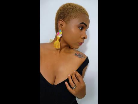 Ebony Hertitage Boutique’s silk thread tassel earring is dubbed ‘Shadae’.