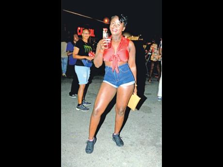 Shayon Anderson travelled all the way from St Thomas to attend Bacchanal Friday for the first time.