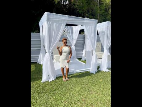 Attendee Andrea Cox was mesmerised by the gorgeous cabanas designed for guests to enjoy.