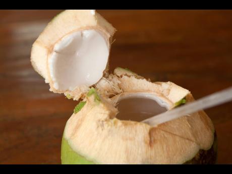 Natural coconut water - refreshing and nutritious.