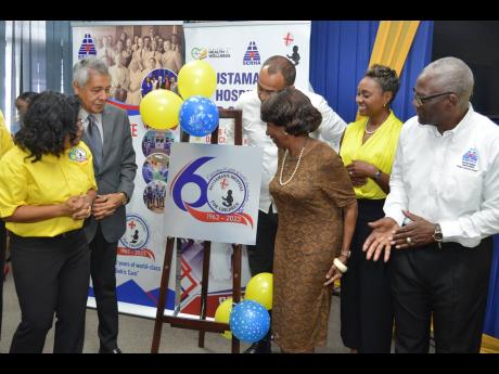 From left: Dr Michelle-Ann Richards-Dawson, senior medical officer at the Bustamante Hospital for Children; BHC Chairman Kenneth Benjamin; Health and Wellness Minister Dr Christopher Tufton; Reverend Dr Venice Guntley-McKenzie; Health and Wellness State Mi