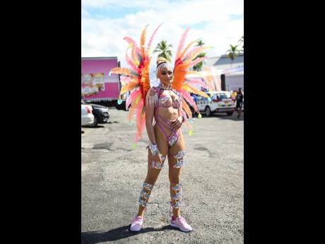 This Barbie loves Carnival! Thiana Feanny jumped in Yard Mas’ Dolly.